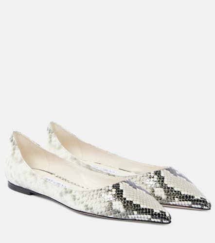 Jimmy Choo Ballerines Love en cuir - Jimmy Choo - Modalova