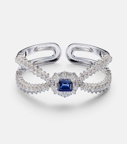 Bracelet Reign Supreme en or blanc 18 ct, diamants et saphir - Yeprem - Modalova