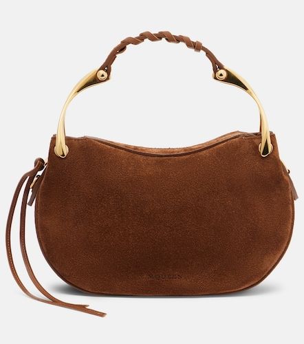 McQueen Sac Wishbone Mini en daim - McQueen - Modalova
