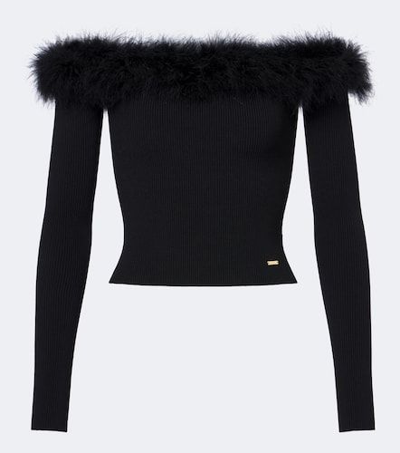 Gucci Top à plumes - Gucci - Modalova
