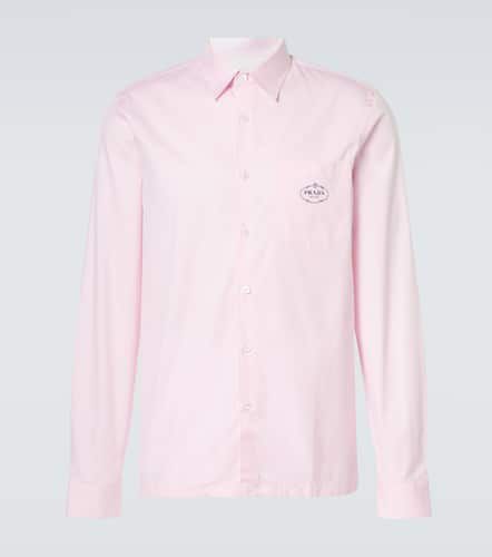 Chemise Oxford en coton à logo - Prada - Modalova