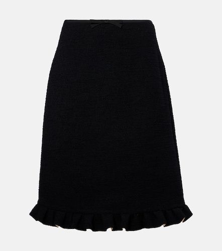Mini-jupe en laine mélangée - Valentino - Modalova