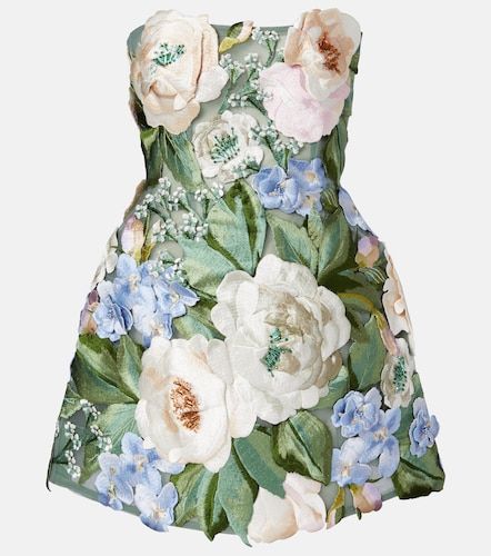 Robe bustier Roselle à appliqués floraux - Leo Lin - Modalova