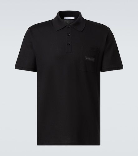 Polo en piqué de coton à logo - Givenchy - Modalova