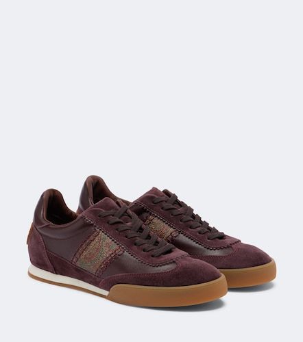 Etro Baskets Pegaso en cuir et daim - Etro - Modalova