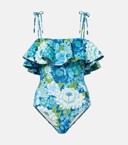 Alémais Maillot de bain Margo à motif floral et volants - Alemais - Modalova