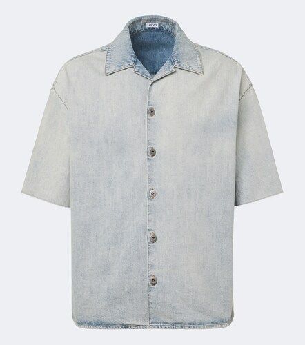 Chemise de bowling Anagram en denim - Loewe - Modalova