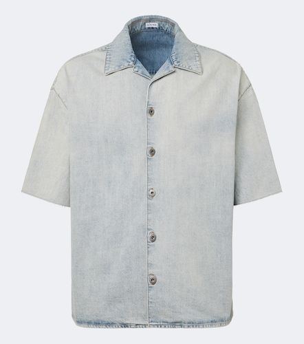 Chemise de bowling Anagram en denim - Loewe - Modalova