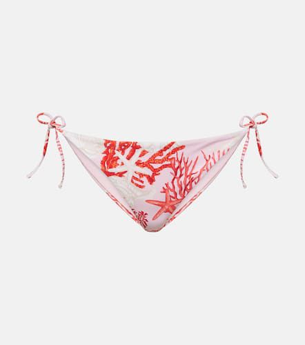 Versace Culotte de bikini imprimée - Versace - Modalova