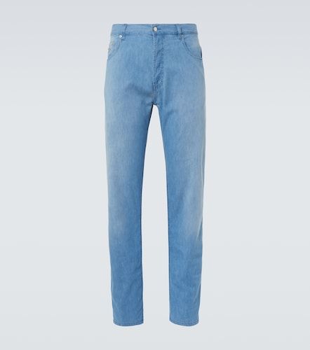 Jean straight à taille mi-haute - Prada - Modalova