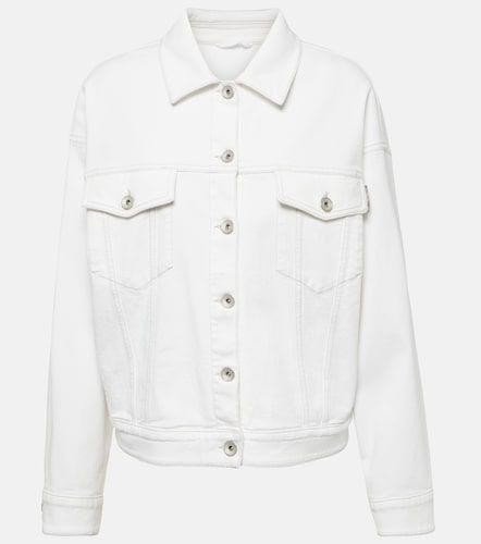 Veste en denim de coton mélangé - Brunello Cucinelli - Modalova