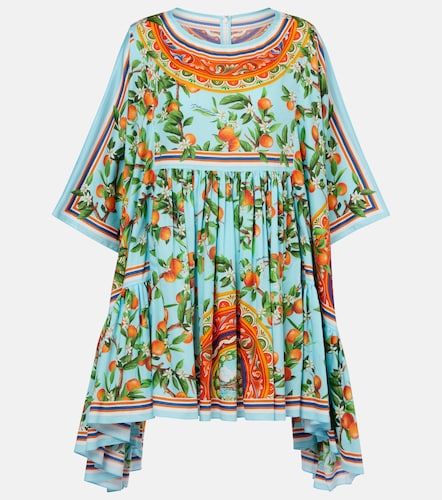 Cafetan en coton imprimé - Dolce&Gabbana - Modalova