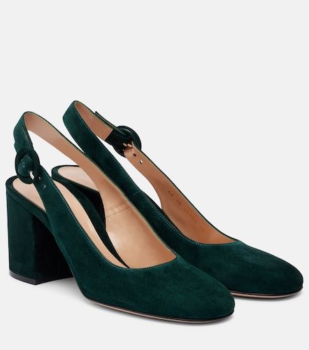 Escarpins slingback en daim - Gianvito Rossi - Modalova