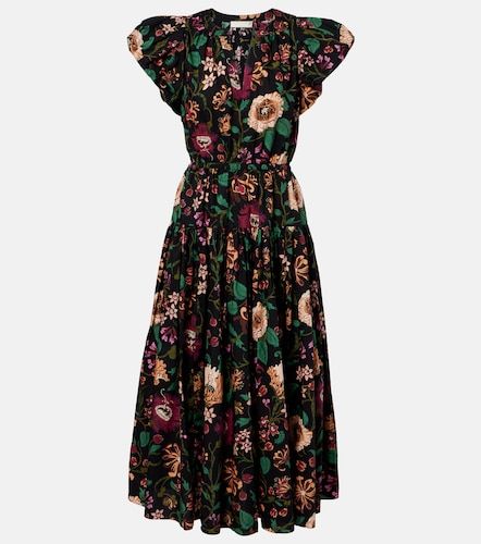 Robe Marin en popeline de coton à imprimé floral - Ulla Johnson - Modalova