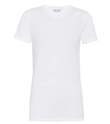 T-shirt en coton mélangé - Brunello Cucinelli - Modalova