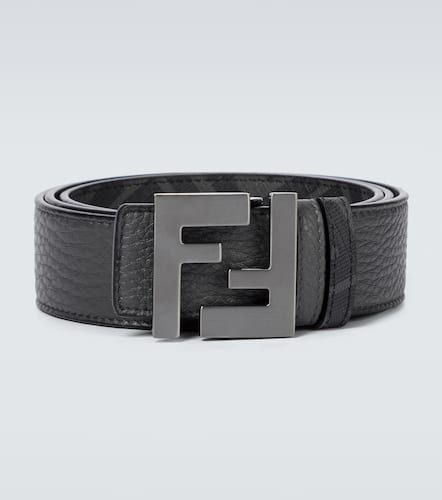 Reversible leather FF buckle belt - Fendi - Modalova