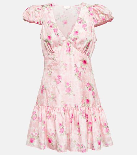 Robe Russ en soie à fleurs - LoveShackFancy - Modalova