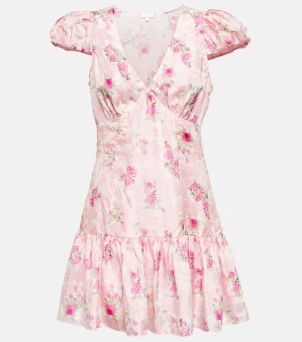 Robe Russ en soie à fleurs - LoveShackFancy - Modalova