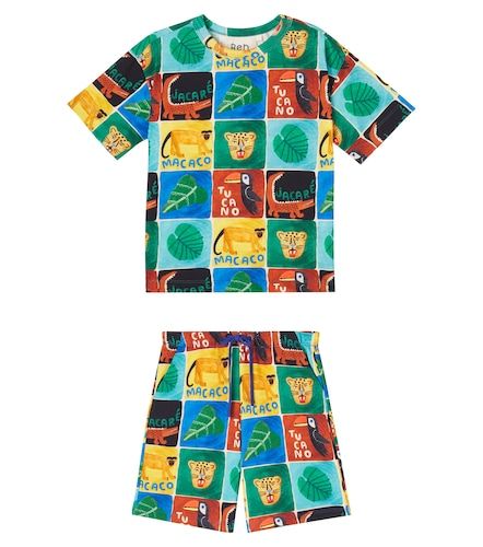 Fábula Ensemble t-shirt et short imprimés en coton - Fabula - Modalova