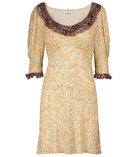 Mini-robe Marcele à fleurs et imprimé léopard - Rixo - Modalova