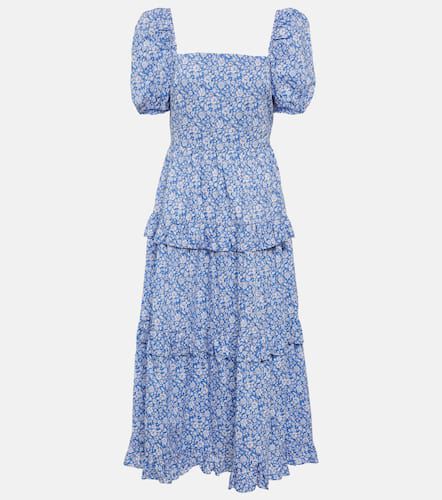 Robe midi en coton à fleurs - Polo Ralph Lauren - Modalova