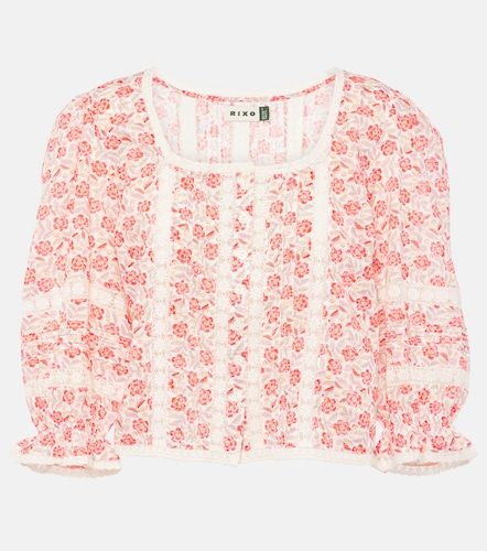Top Jacques en voile de coton à imprimé floral - Rixo - Modalova