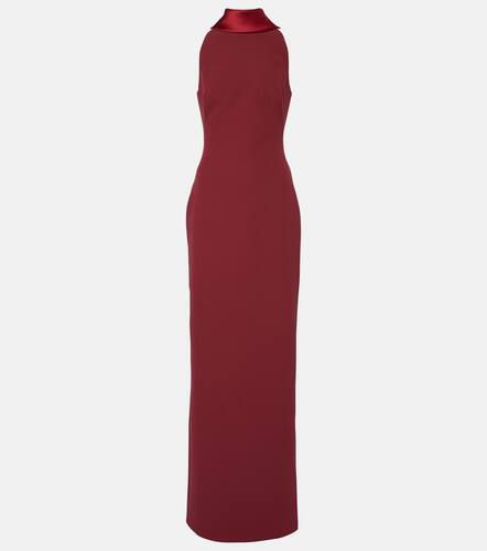 Robe longue Holliana en crêpe et satin - Safiyaa - Modalova