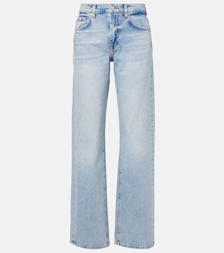 Jean droit Tess à taille mi-haute - 7 For All Mankind - Modalova