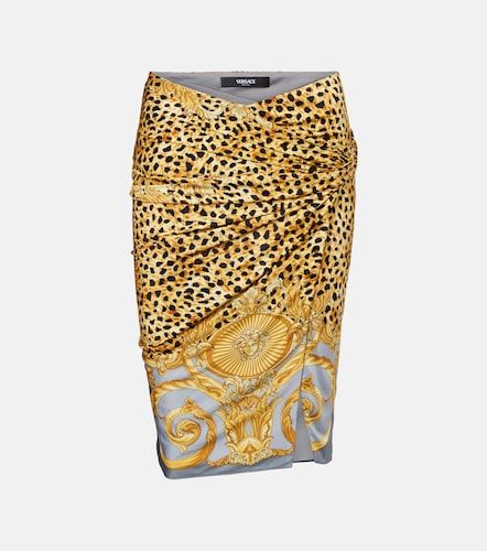 Versace Mini-jupe imprimée - Versace - Modalova