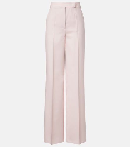 Pantalon ample Girone en laine, mohair et soie - Max Mara - Modalova