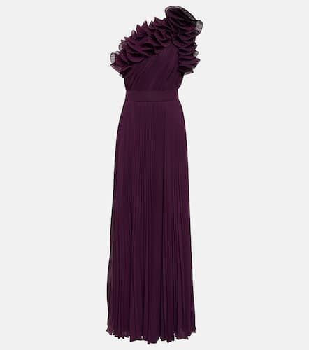 Robe longue en soie mélangée - Elie Saab - Modalova