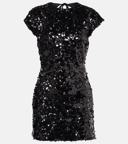 Ganni Robe en velours à sequins - Ganni - Modalova