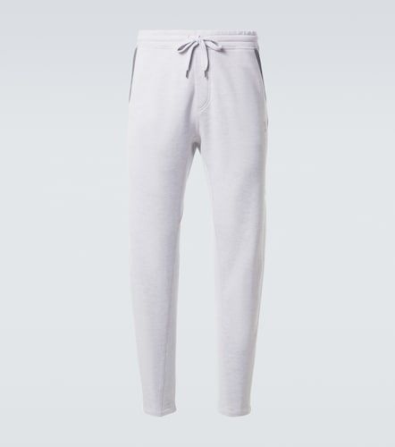 Pantalon de survêtement en coton mélangé - Brunello Cucinelli - Modalova