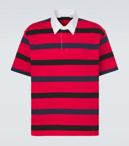 Polo oversize en coton à rayures - Prada - Modalova