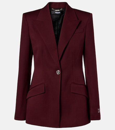 Versace Blazer en laine - Versace - Modalova