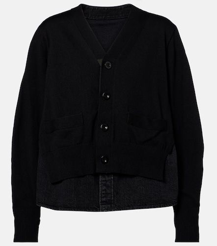 Sacai Cardigan en coton mélangé - Sacai - Modalova