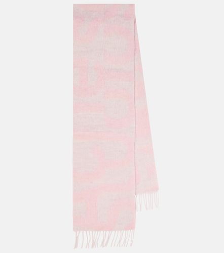 Écharpe en laine mélangée à logo - Acne Studios - Modalova
