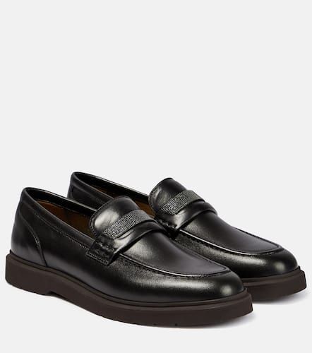 Mocassins en cuir - Brunello Cucinelli - Modalova