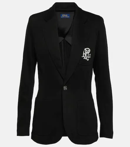 Blazer brodé en coton mélangé - Polo Ralph Lauren - Modalova