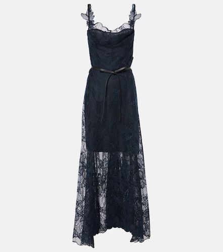 Robe en dentelle florale - Oscar de la Renta - Modalova