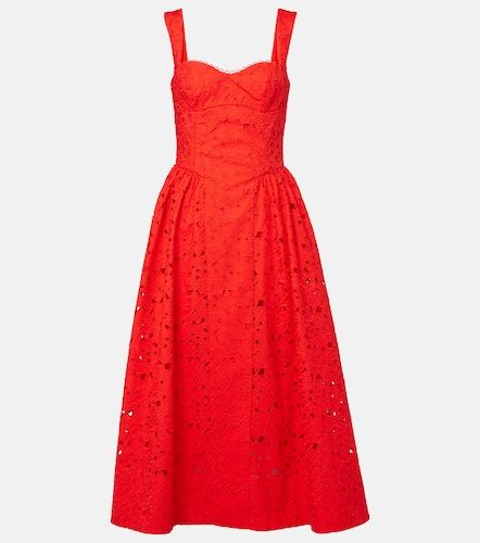 Robe midi Blaire en dentelle de coton - Rebecca Vallance - Modalova
