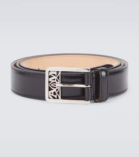 Ceinture Seal en cuir - Alexander McQueen - Modalova