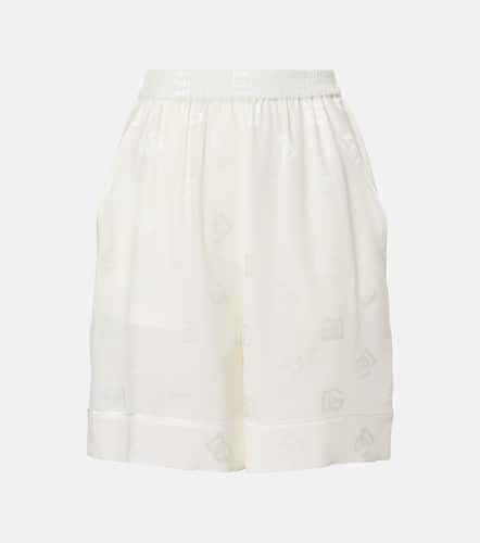 Short DG en jacquard de soie - Dolce&Gabbana - Modalova