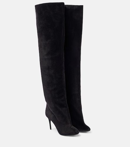 Alaïa Bottes Decollete Cuissardes en daim - Alaia - Modalova