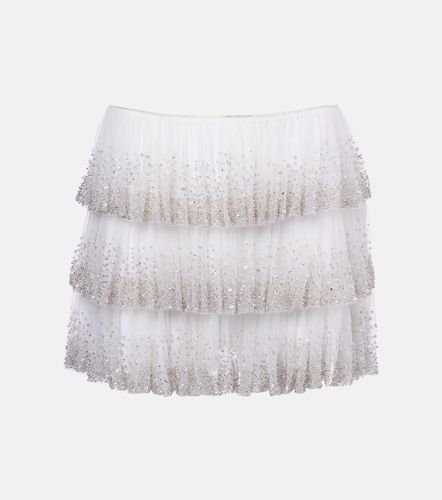 Mini-jupe de mariée Evie en tulle - Clio Peppiatt - Modalova