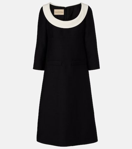 Robe midi en Crêpe Couture - Valentino - Modalova