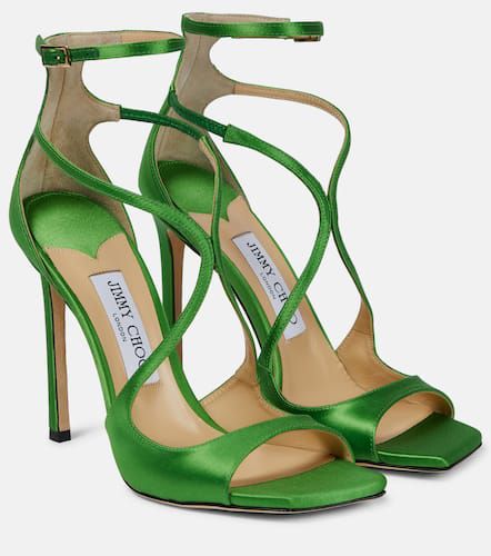 Sandales Azia 110 en satin - Jimmy Choo - Modalova