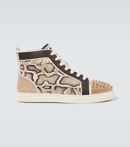 Baskets Lou Spikes en cuir - Christian Louboutin - Modalova