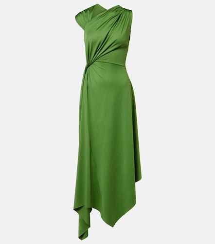 Robe midi asymétrique en jersey - Victoria Beckham - Modalova