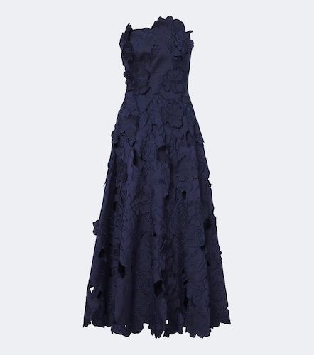 Robe de cocktail Brissa en guipure - Costarellos - Modalova